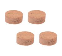 AMUSLESUR 4piezas Almohadillas de Corcho Natural para Llaves de Agua de Trombón Accesorios de Reparación Profesional Material Duradero y Seguro Compatibles con Trombón Tenor