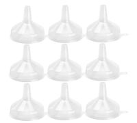 AMUSLESUR 50 Mini Embudos de Plástico Pp para Transferencia de Líquidos y Aceites Esenciales, Fáciles de Transportar y Prevenir Derrames, Ideales para Cocina y Laboratorio