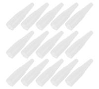 AMUSLESUR 500 Tapas Protectoras de Plástico Abs de Color Claro para Tatuajes, Material Cómodo y Tecnología a Prueba de Fugas, Ideales para Técnicas