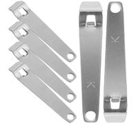 AMUSLESUR Abridor Multifuncional de Botellas para Medicamentos y Cerveza 6 Piezas Acero Inoxidable Diseño Compacto para Enfermeros y Uso Clínico