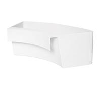 AMUSLESUR Almacenamiento de Herramientas de Torno de Alfarería Almacenamiento Colgante para Herramientas de Arcilla Plástico Blanco 31,5x11,9x9cm Estudios de Cerámica