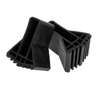 AMUSLESUR Almohadillas Antideslizantes para Escaleras Plegables Cubiertas de Caucho para Patas de Escalera Niveladoras Multifunción de 2 Articulaciones Estilo Aleatorio