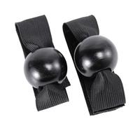 AMUSLESUR Banda de Entrenamiento de Voleibol Profesional y Estandarización de Acción para de Tipo de Pase, Material de Microfibra Negro, Control de Balón para Entrenamiento