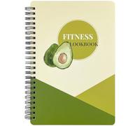 AMUSLESUR Bloc de Notas A5 para Ejercicios Fitness Espiral, Cuaderno de Planificación Diaria y Agenda de Entrenamiento Portátil para Gimnasio y Gestión de Salud Color Color Aleatorio