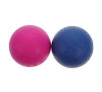 AMUSLESUR Bola de Masaje Plantar Antiexplosión 2 Pcs Rosa y Azul para Pilates y Yoga, Pelota de Gruesa para Fitness, Relajación Muscular