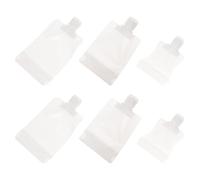 AMUSLESUR Bolsa de Loción Rellenable 18 Unidades (30ml, 50ml, 100ml) Transparente, Práctica, a Prueba de Fugas, para Viaje y Almacenamiento de Cosméticos, Champú y Emulsión