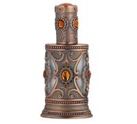AMUSLESUR Botellas de Perfume Vintage Vacías de Cristal de 15 Ml Tapa Hermética a Prueba de Fugas, Ideales para Viajes y Decoración del Hogar