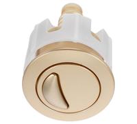 AMUSLESUR Botón Cisterna Roca Dorado de Abs Diseño Moderno y Pulsador de Doble Descarga para Reparación del Inodoro en Accesorios Baño