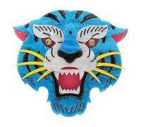 AMUSLESUR Broche de Tigre de Acrílico para Mujer y Niña, Accesorio Decorativo Único y Estilizado para Mochilas y Bufandas Que No Daña la Ropa