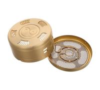 AMUSLESUR Caja de Moxibustión Creativa de Metal sin Humo Calentamiento Uniforme, Quemador Portátil para Terapia de Moxa en Casa, Adecuada para Principiantes y Expertos