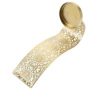 AMUSLESUR Candelabro Estilo Oriente Medio de Hierro Dorado de Pared
