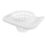AMUSLESUR Cesta Escurridora para Fregona de Plástico Blanco Diseño para Escurrido Rápido y Uso Cómodo en Hogares y Entornos Comerciales