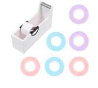 AMUSLESUR Cintas para Pestañas de No Tejido Orificios Transpirables y Cortador, Aislantes y Fáciles de Usar para Salón de Belleza y Uso Personal en Casa