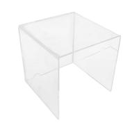 AMUSLESUR Cubierta Antiviento de Acrílico Transparente para Báscula Electrónica y Digital, Ligera y Fácil de Desmontar, Adecuado para Laboratorio y Aplicaciones de Pesaje