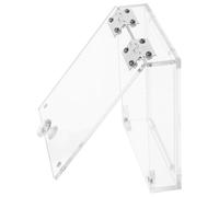AMUSLESUR Cubierta de Cobertura Transparente Total en Diseño de Acrílico Protectora Botón de Parada de Emergencia Protección de Seguridad para Equipos de Automatización