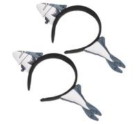 AMUSLESUR Diademas Divertidas para Fiestas Infantiles 2 Pcs, Accesorios Cabello para Cosplay, Diademas Elegantes Diseño de Zanahoria, Ideales para Disfraces y Celebraciones