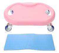 AMUSLESUR Disco Deslizante para Entrenamiento Abdominal Silencioso, Equipo Fitness Compacto con Rueda Multifuncional Rosa para Ejercicios de Core y Fuerza Corporal Completa Color Aleatorio