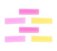 AMUSLESUR Funda de Tijeras para Cutículas de Silicona, Protección Compacta para Manos, Paquete de 3 Pares, Adecuado para Manicura Segura y Práctica