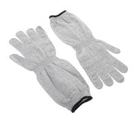 AMUSLESUR Guantes a Prueba de Cortes de Hppe, Mangas Protectoras Largas, Resistentes al Desgaste Corte, para Cocina E Industria