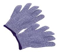 AMUSLESUR Guantes Anticorte para Nivel 5, Resistentes al Corte, Elásticos y Seguros para Tareas de Cortar y Picar en Cocina, Talla Xs, Color Azul