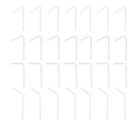 AMUSLESUR Instrumentos de Vidrio para Laboratorio, 40 Tubos de Borosilicato Codos en 4 Ángulos Diferentes, Ideales para Uso en Experimentos Químicos