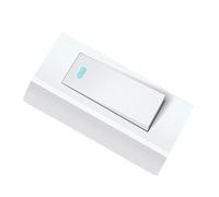 AMUSLESUR Interruptor de Botón Sencillo Fácil de Instalar para Lámpara de Hogar, 10 a 220 V, Diseño Ultradelgado y Moderno para Uso Diario