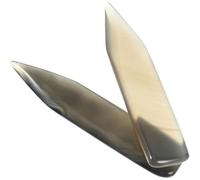 AMUSLESUR Juego de 2 Herramientas de Ágata para Pulido de Joyas, Cuchillo de Mantenimiento para Anillos y Pulseras, Tamaño 7 Cm, Kit Profesional para Cuidado de Oro y Varios estilos