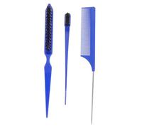 AMUSLESUR Juego de 3 Peines para Cabello Profesional Antideslizante Resistente Adecuado para Peinar y Moldear Cabello Rizado y Liso en Casa o Salón
