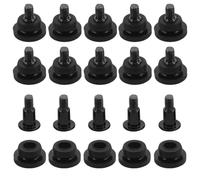 AMUSLESUR Kit de 30 Tornillos de Hierro para Montaje de Disco Duro de 2,5 Pulgadas SSD y Hdd, Accesorios Antivibración para Instalación Segura en Carcasas de PC