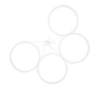 AMUSLESUR Mangueras de Extensión para Espuma Expansiva 4 Piezas Boquillas Aplicadoras, para Uso en Calafateo y Renovación de Ventanas y Puertas, Diseño Flexible y Reutilizable