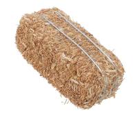 AMUSLESUR Mini Fardos de Paja Artificial para Decoración de Mini Pajares y Manualidades, Tamaño Pequeño, Accesorios para Mascotas Pequeñas y Fiestas del Oeste