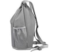 AMUSLESUR Mochila de Gimnasio de Nylon Diseño de Cordón, Bolsa Deportiva Simple Compartimento para Húmedos, Uso como Mochila o Bolso para Shopping y Hanging Out