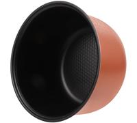 AMUSLESUR Olla de Cocción Interior de 2l para Arrocera Eléctrica, Portátil y Multifuncional Aleación de Aluminio Dorada, Adecuado para Cocinar Arroz y Hacer Pasteles