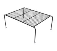 AMUSLESUR Organizador de Especias de Hierro Negro para Cocina, Estante Multifuncional Grande para Almacenamiento en Encimera, Organizador de Condimentos y Latas, Adecuado para Espacios