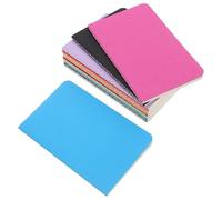 AMUSLESUR Pack de 12 Blocs de Notas Pequeños 30 Páginas y Cubierta Resistente de Papel, Cuadernos Prácticos y Versátiles para Oficina y Uso Diario Color Aleatorio