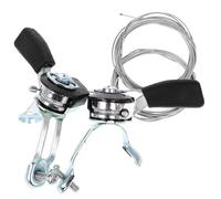AMUSLESUR Palancas de Cambio de Bicicleta de Aluminio, Control de Cambios Partido con Cable, Instalación Fácil y Diseño Ergonómico para Bicicletas y Bike