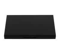 AMUSLESUR Paleta de Sombras de Ojos Vacía DIY 48 Bandejas Metálicas de 16x19mm 48 Piezas Mini Paleta de Labiales Vacía, Negra, con Espejo, de Hierro y Plástico para Viaje y Uso Diario