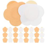 AMUSLESUR Parches Adhesivos Transpirables para Ombligo de Ñiño 200 Unidades, Vendajes para Cuidado Abdominal, Tejido No Tejido Suave, Impermeables y Cómodos para Protección y Sanación