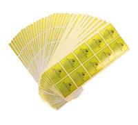 AMUSLESUR Pegatinas Fuerte Adhesión 450 de Precaución Estáticas de Papel Amarillo para Señal de Advertencia Electrostática en Entornos Industriales