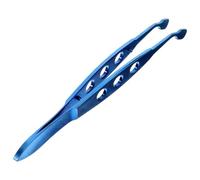 AMUSLESUR Pinzas Metálicas para Párpados Diseño de 3 Orificios 5x6, Pinza para Párpados para Mujeres, Herramienta de Masaje para Glándulas de Meibomio, Alivio Bloqueo Ocular y Cuidado