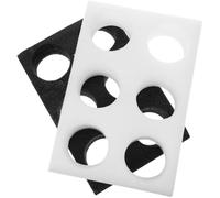 AMUSLESUR Portavasos de Café para Llevar de Algodón Perlado 2piezas Diseño Simple y Práctico, Fácil de Transportar y Prevención de Fugas, Adecuado para Oficina y Picnic Reutilizable