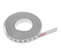 AMUSLESUR Regla de Medición Adhesiva 10 Metros Acero al Carbono para Carpintería Dirección Positiva Uso en Taller y Mejoras