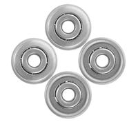 AMUSLESUR Rodamiento de Bolas de Acero para Silla de Ruedas Manual, Cojinete de Vástago de Horquilla 6.5x23x10 Mm, Soporte Delantero para Ruedas Pequeñas, 4 Piezas para Reemplazo