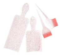 AMUSLESUR Set de Teñido para Cabello Paleta Mate, Cepillo para Mechas y Peine para Resaltar, Kit Profesional de 4 Piezas para Coloración y Balayage en Peluquería