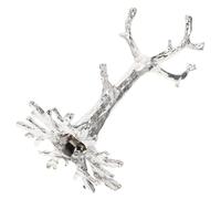 AMUSLESUR Soporte de Bola de Cristal Grande Base Metálica Diseño Rama Soporte para Exhibición de Esferas Decorativas Accesorio para Decoración del Hogar y Almacenamiento de Joyas