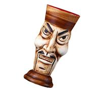 AMUSLESUR Taza de Cerámica Copa de Vino Única Gran Capacidad Creativa Diseño de Cabeza de Zombi para Bebidas y de Barra