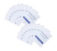 AMUSLESUR Toallitas Limpiadoras para Depilación Cera para Mujeres, 50 Unidades, Toallitas Individuales para Eliminar Residuos de Cera, Material Seguro, Uso Corporal y Facial,