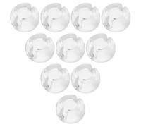 AMUSLESUR Topes de Cadena de Cuentas para Persianas Verticales, 12 Unidades Diseño Transparente y Uso en Cortinas de Cocina