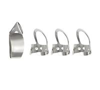 Amuzocity 4 PIEZAS Metal Ukulele Banjo Guitarra Púas para Dedos con Herramienta para Púas de Pulgar