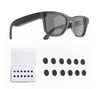 AMVR 12 piezas de pegatinas LED de bloqueo de luz compatibles con Ray-Ban Meta Wayfarer/Skyler/Headliner/Oakley Meta HSTN Gafas inteligentes, cubiertas LED de bloqueo de luz adhesivas para la